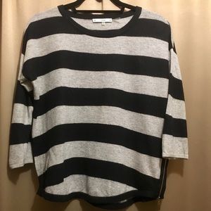 Black and Gray Stripes s/i/o/n/i Sweater